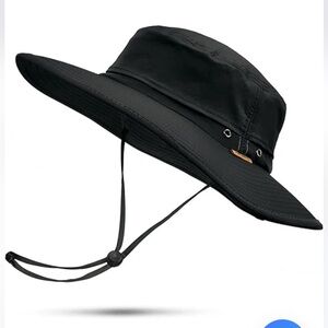 NIB Sukeen Wide Brim Sun Hat, Black